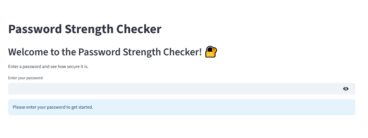 Password Strength Generator
