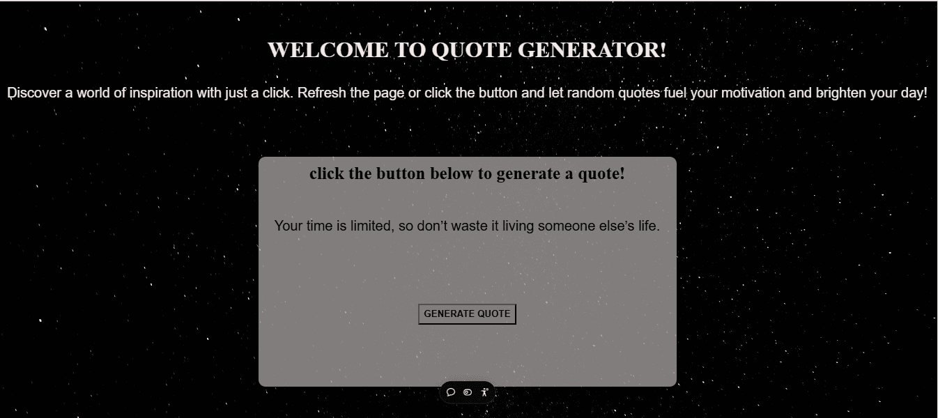 Simple Quote Generator