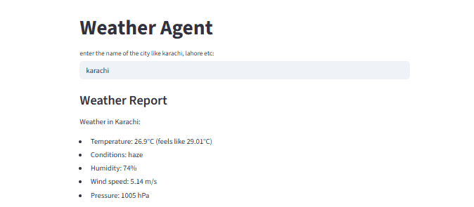 Weather Agent